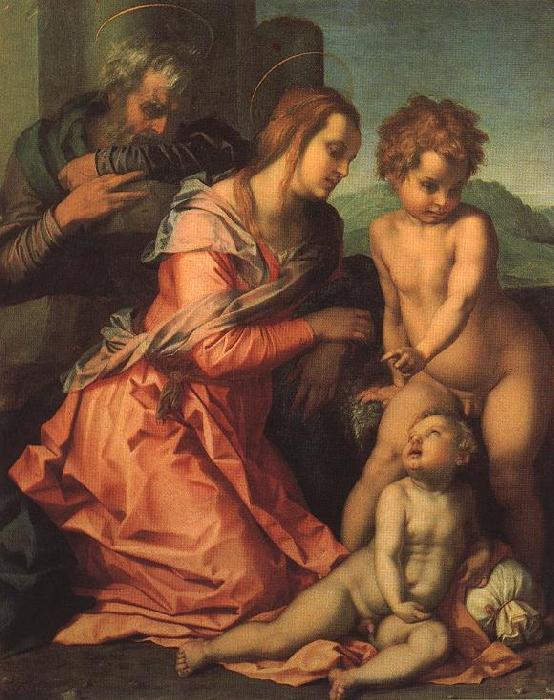 Andrea del Sarto Holy Family fgf oil painting image